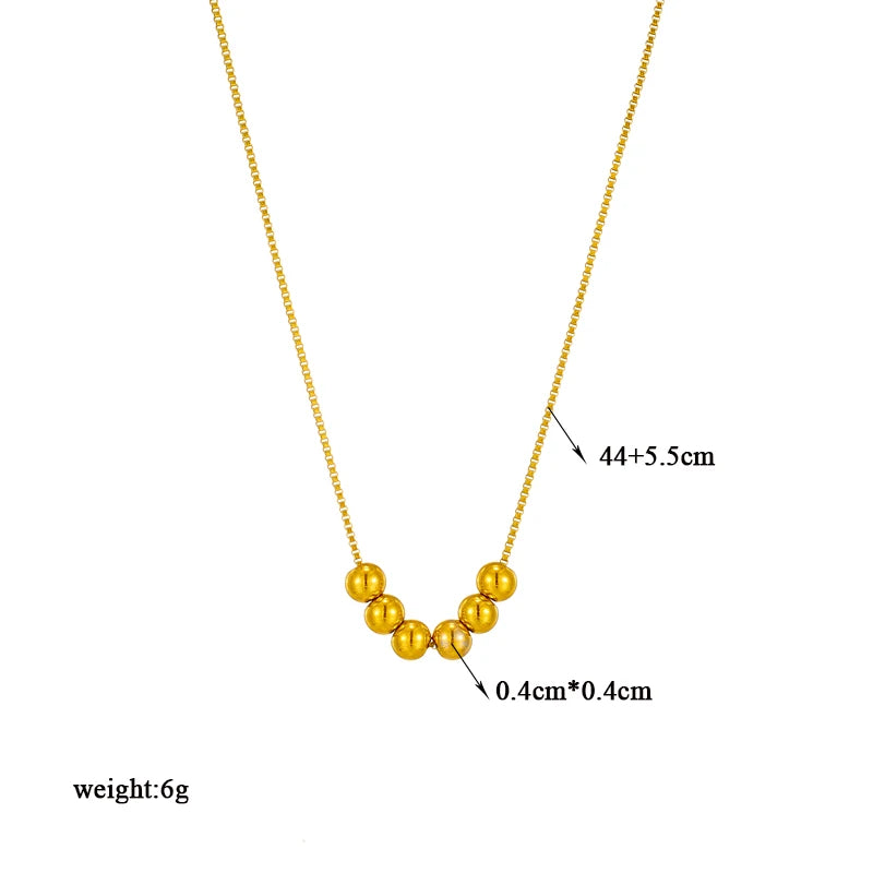 Golden Orbit Necklace