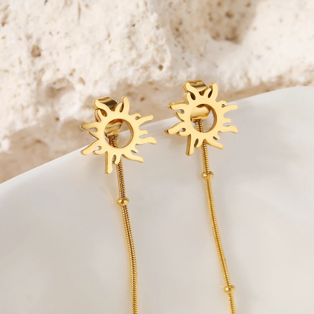 Solar Serpent Earrings