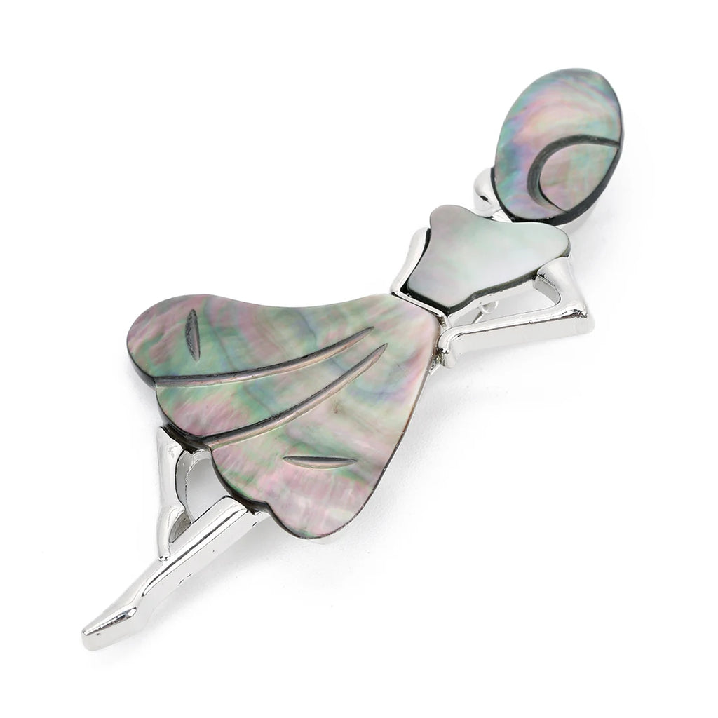 Seashell Sun Hat Brooch