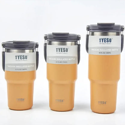 Tyeso Coffee Cup Thermos – Stainless Steel Double-Layer Travel Mug