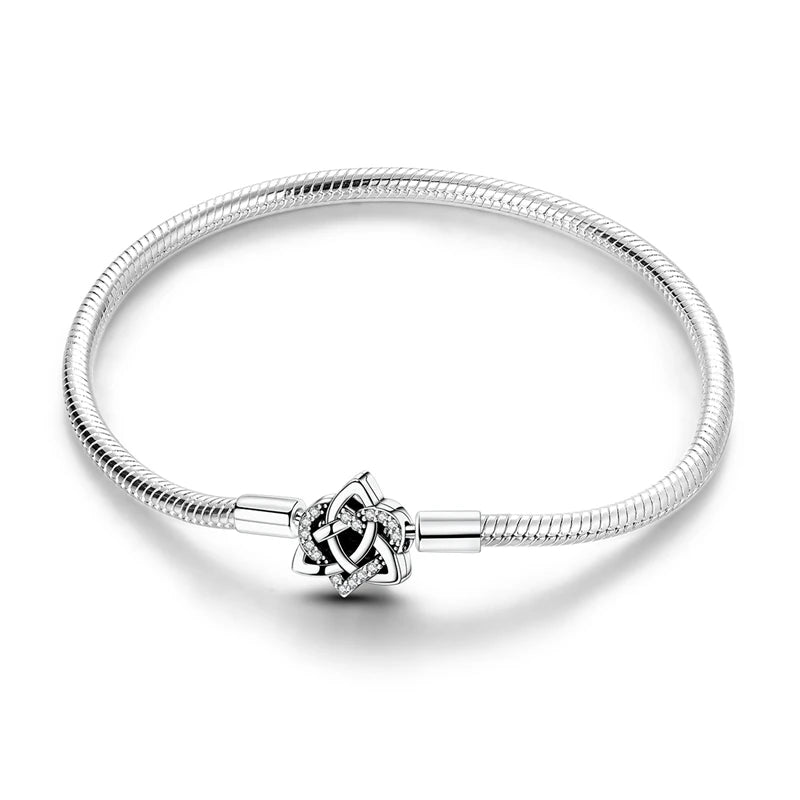 Sterling Glow Heart Bracelet