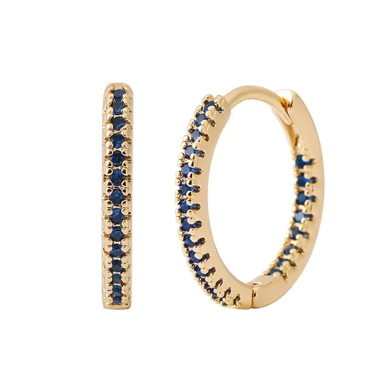 Rainbow Glow Gold Earrings