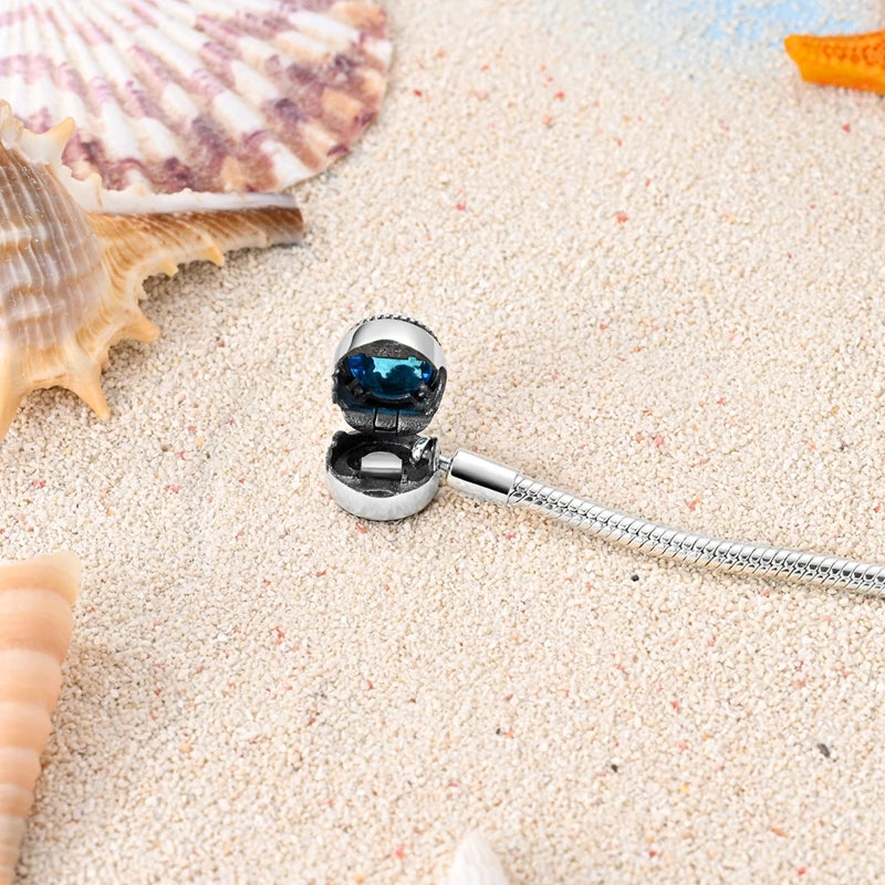 Aqua Charm Bracelet