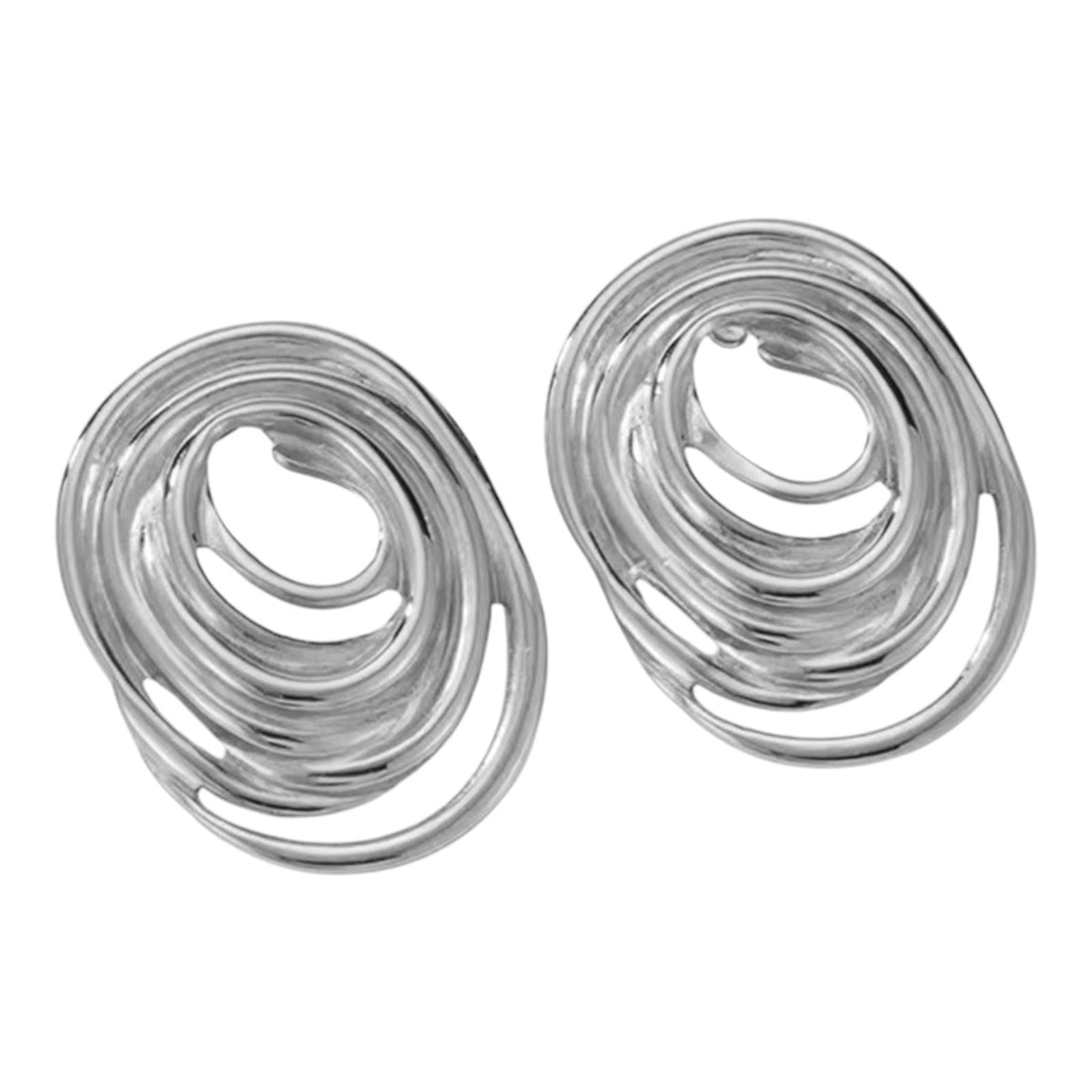 Eterna Oval Line Studs
