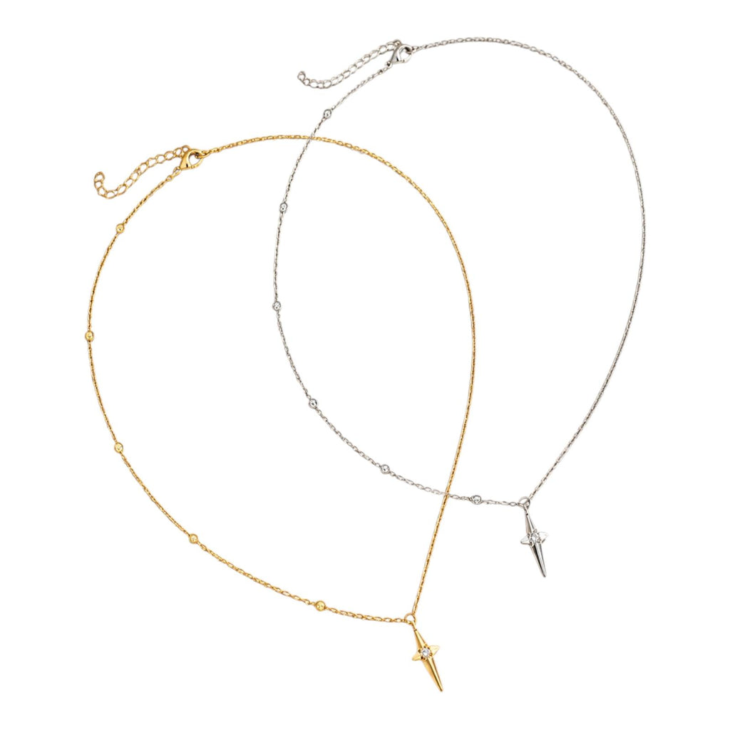 North Star Gold Pendant Necklace