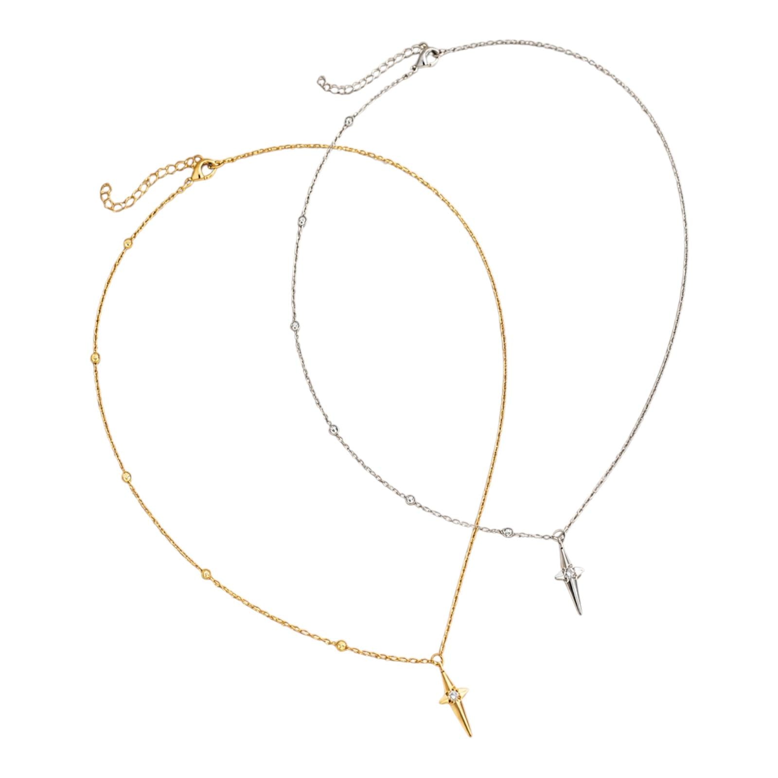 North Star Gold Pendant Necklace