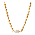 Elegant Pearl Necklace & Bracelet Set