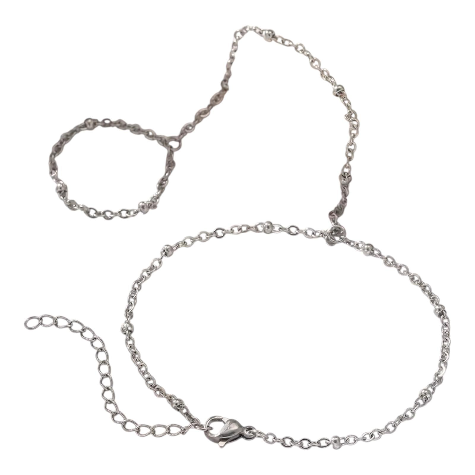 Minimalist Beaded Hand Chain