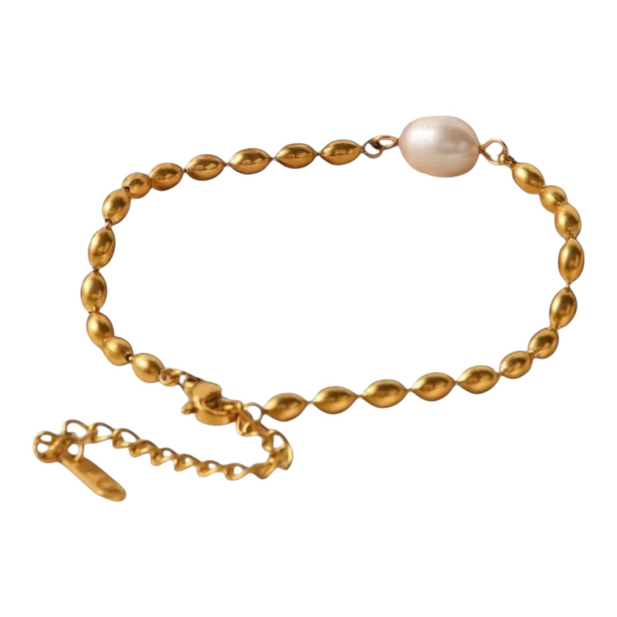 Elegant Pearl Necklace & Bracelet Set