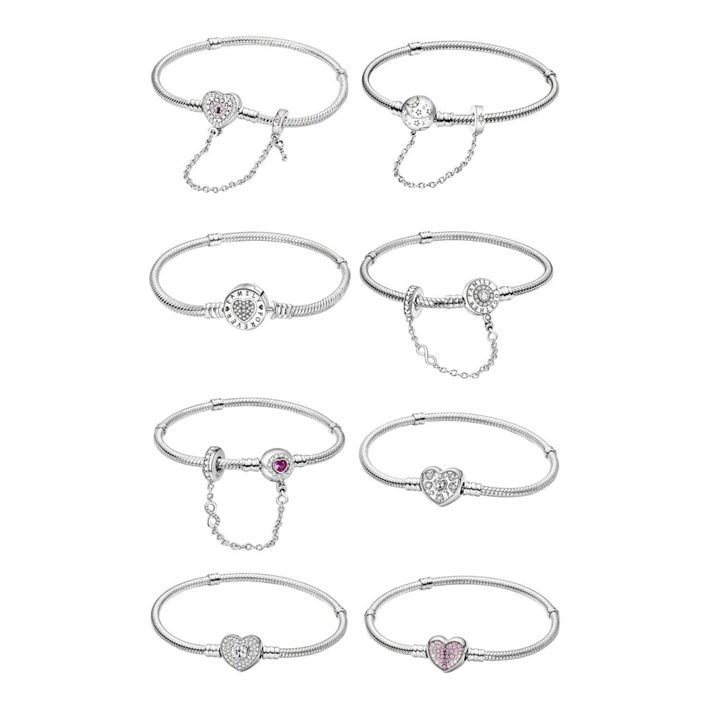 925 Silver Romantic Heart Bead