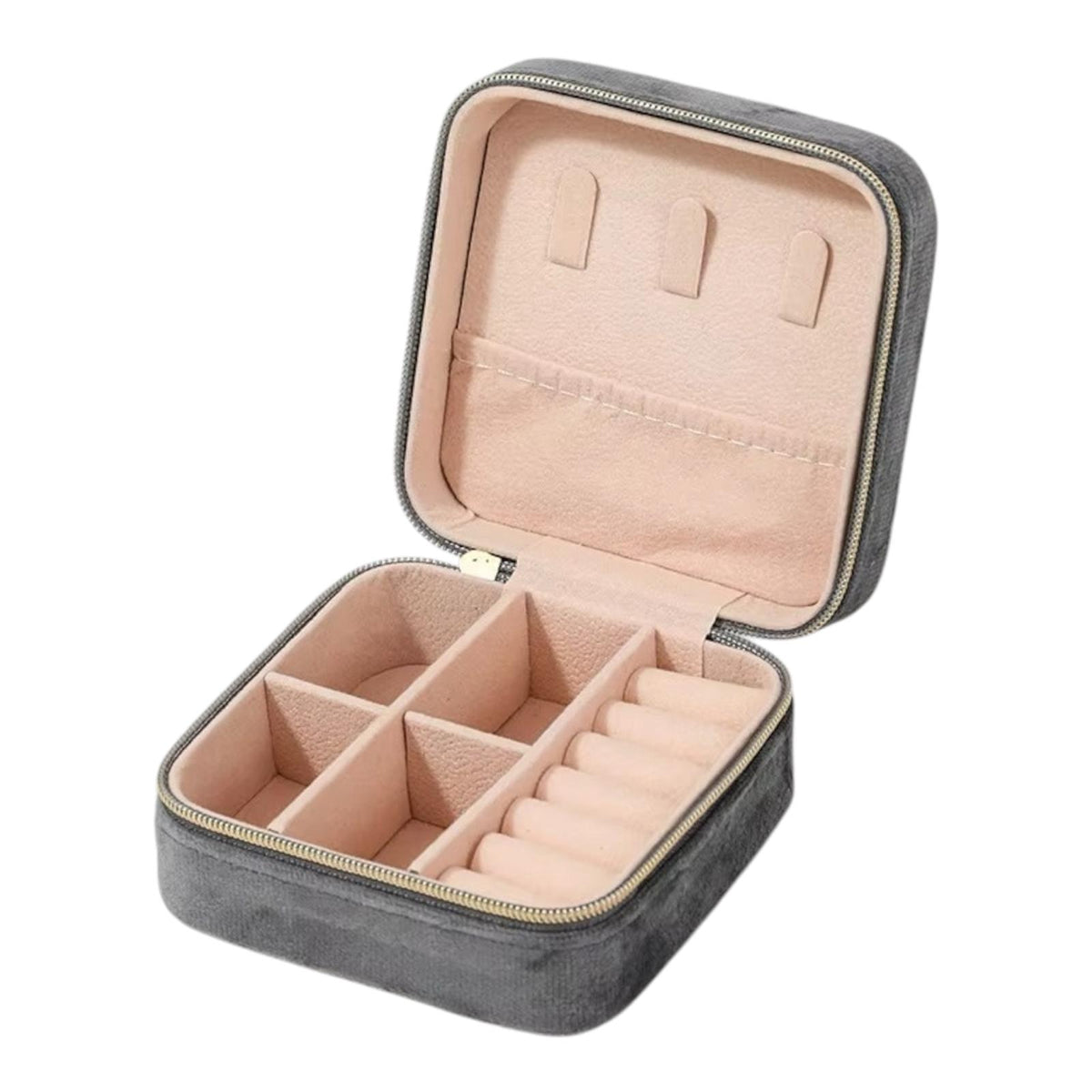 Luxury Velvet Travel Jewelry Case