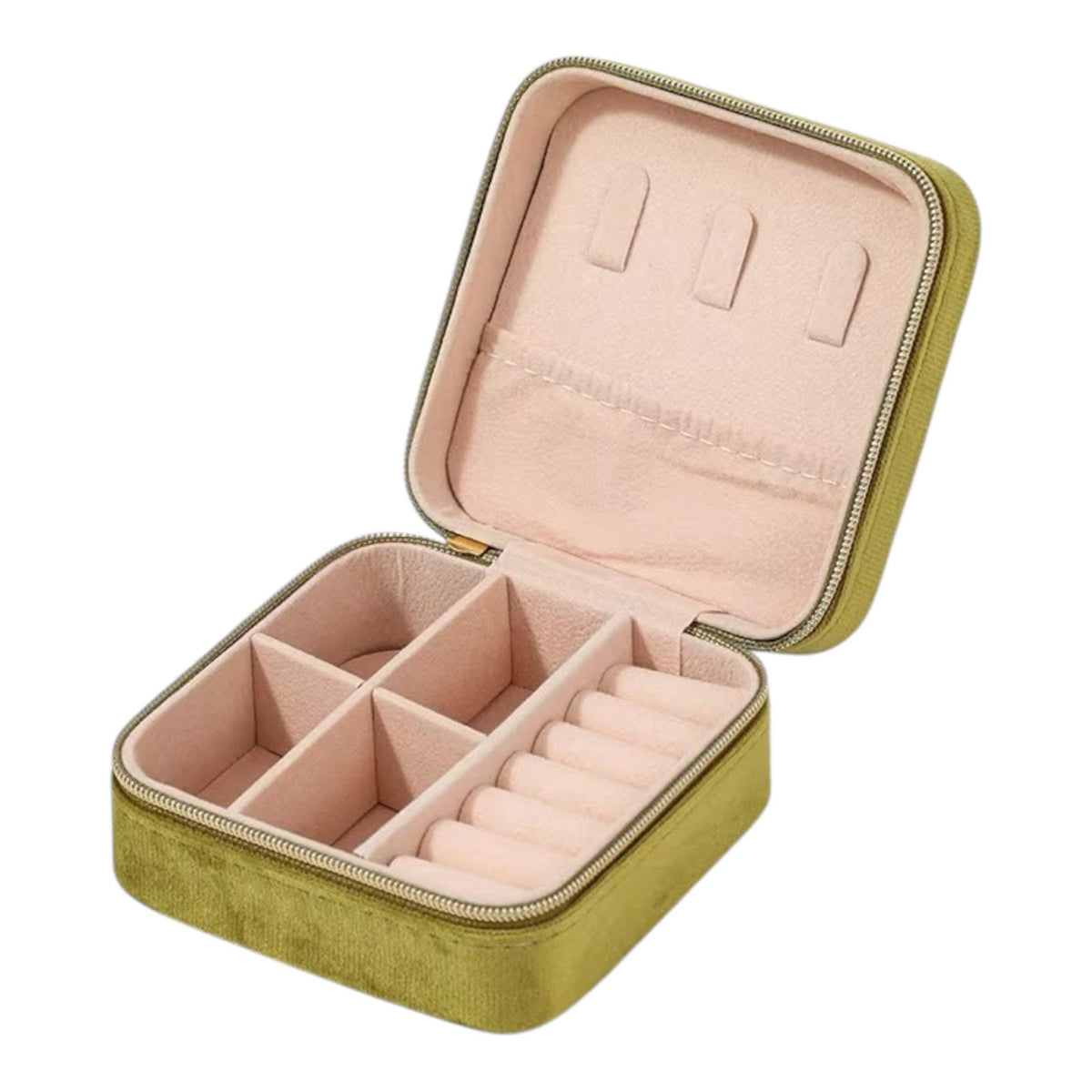 Luxury Velvet Travel Jewelry Case