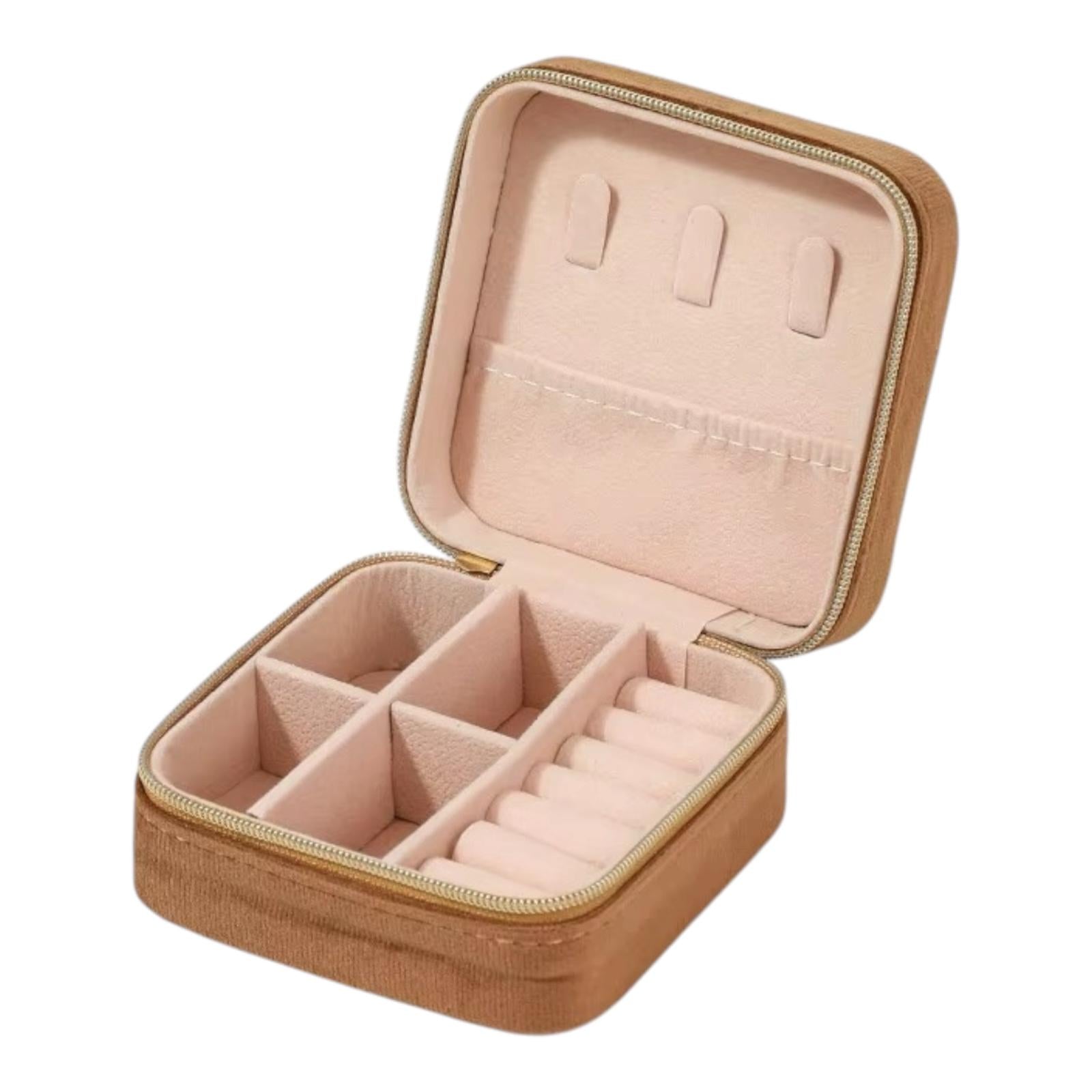 Luxury Velvet Travel Jewelry Case