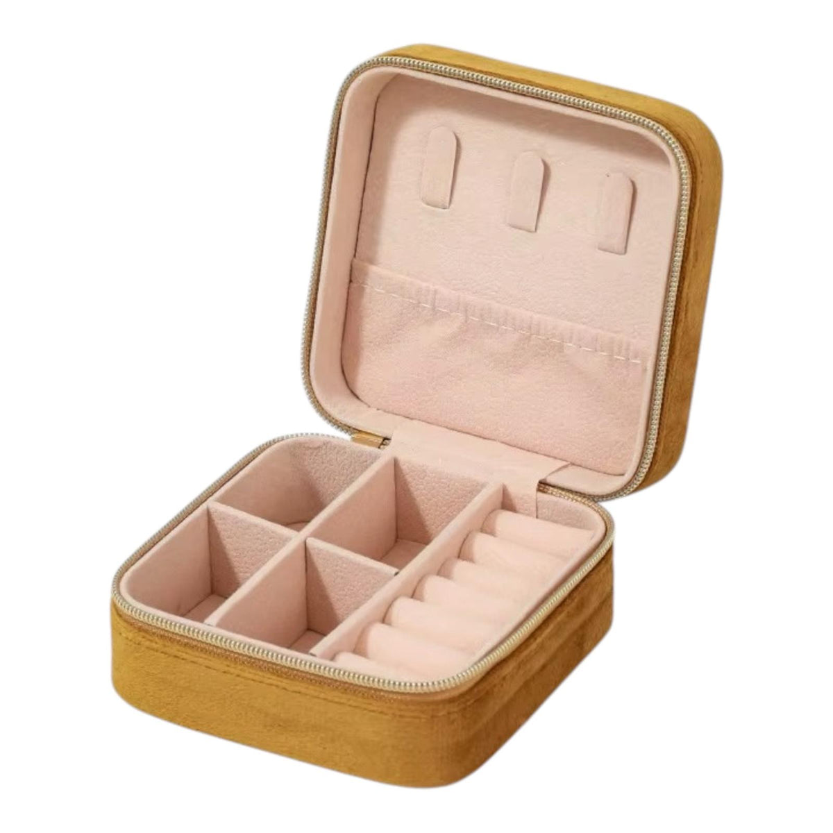 Luxury Velvet Travel Jewelry Case