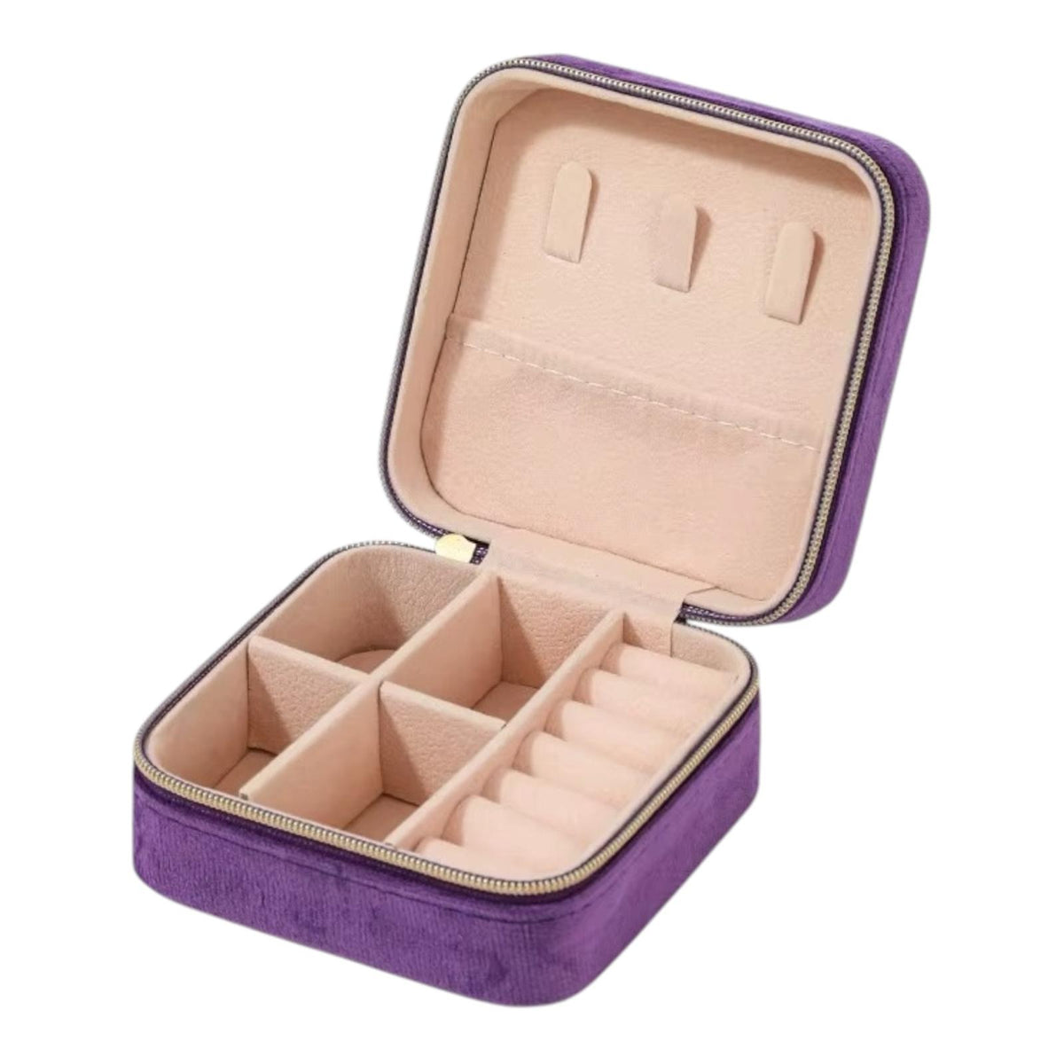 Luxury Velvet Travel Jewelry Case