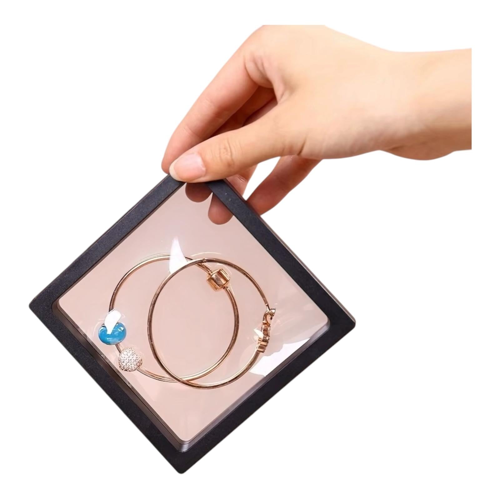 10-Piece Floating Jewelry Display Box Set