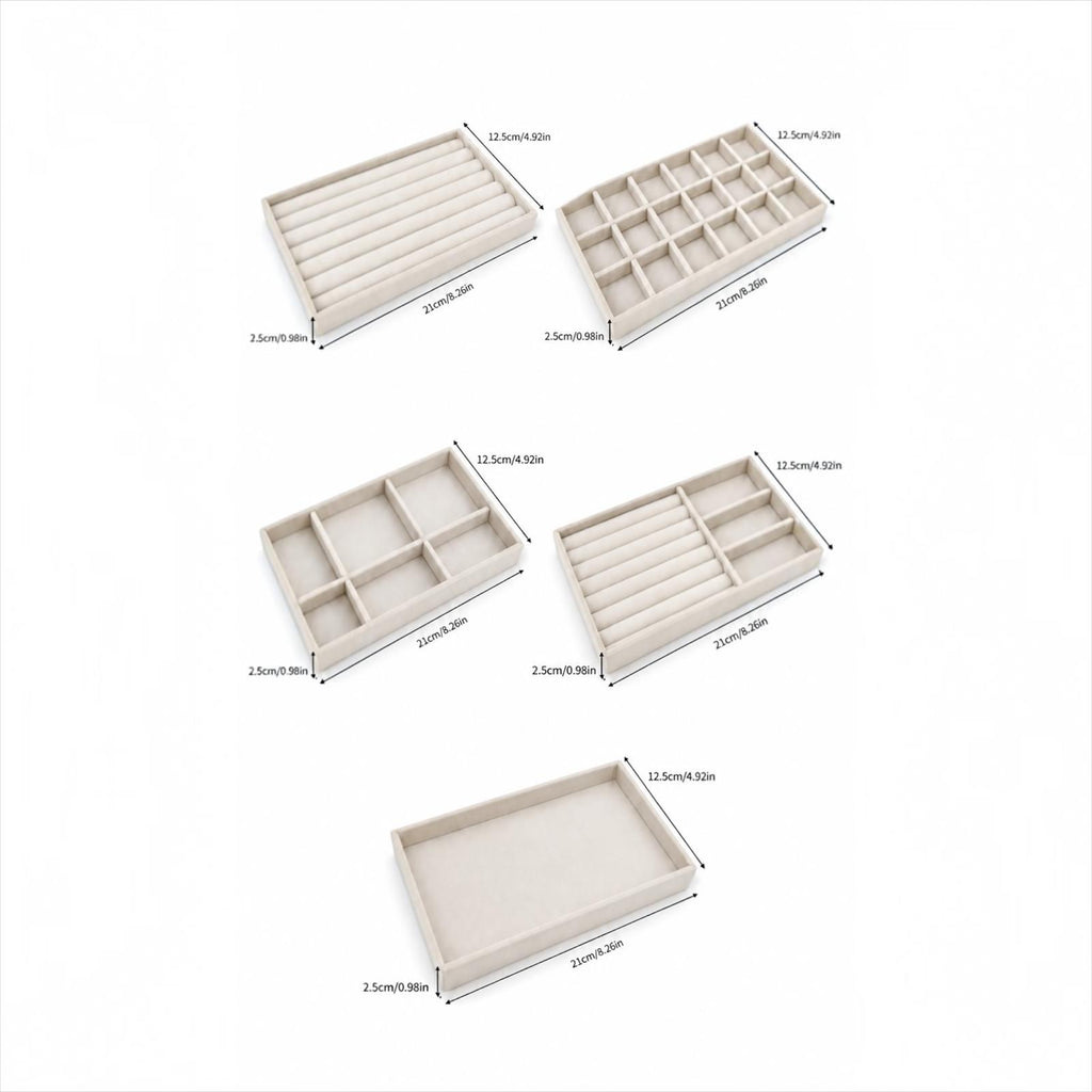 Luxury Velvet Jewelry Organizer
