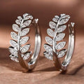LumiLeaf Hoop Earrings