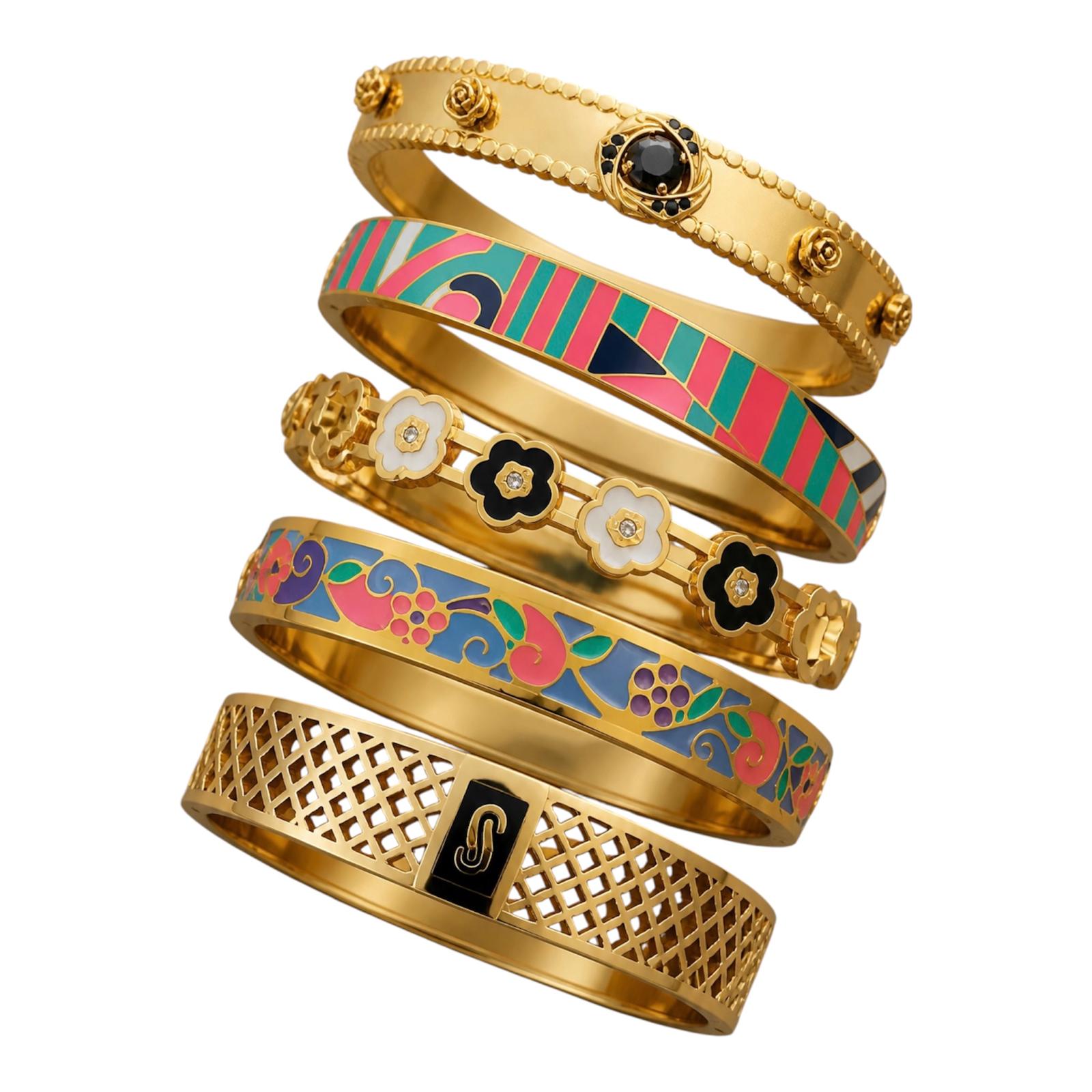 Prism Bloom Bangle