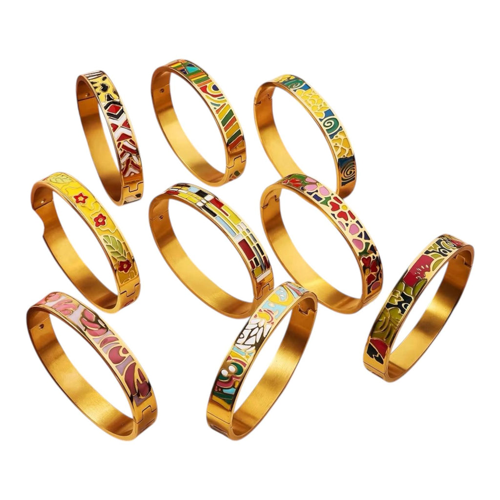 Bohemian Enamel Bangle