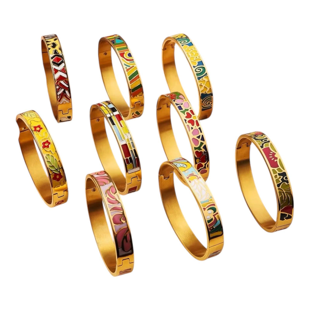 Bohemian Enamel Bangle