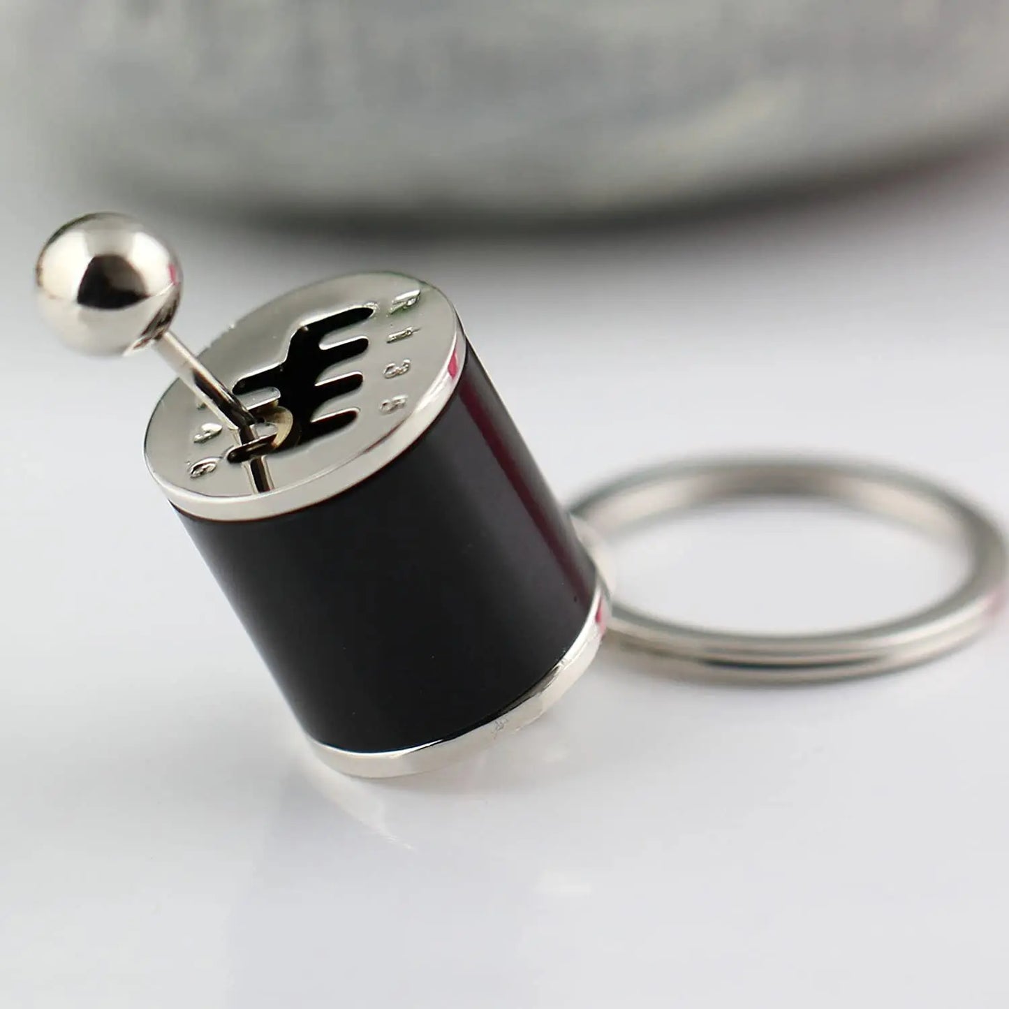 Six-Speed Manual Gearbox Fidget Keychain – Turbo Shifter Design, Zinc Alloy