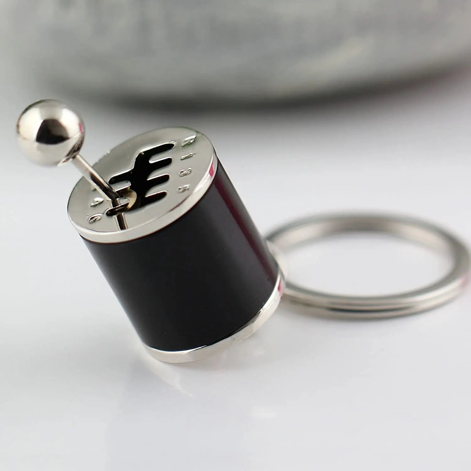 Six-Speed Manual Gearbox Fidget Keychain – Turbo Shifter Design, Zinc Alloy