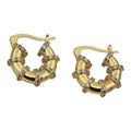 Crystal Geometric Zirconia Earrings