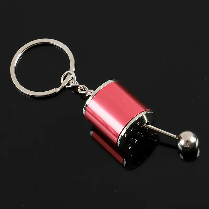 Six-Speed Manual Gearbox Fidget Keychain – Turbo Shifter Design, Zinc Alloy