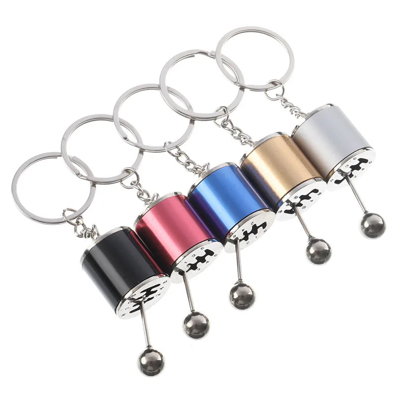 Six-Speed Manual Gearbox Fidget Keychain – Turbo Shifter Design, Zinc Alloy