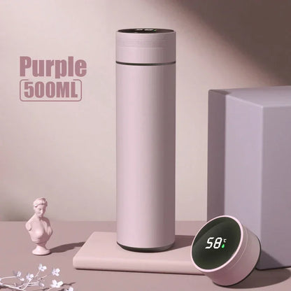 500ml Temperature Display Thermos – 316 Stainless Steel Vacuum Flask
